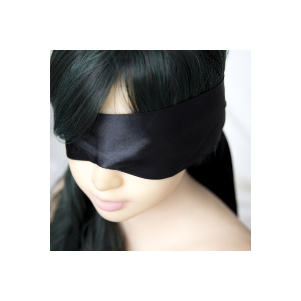 Bandeau noir satinée 